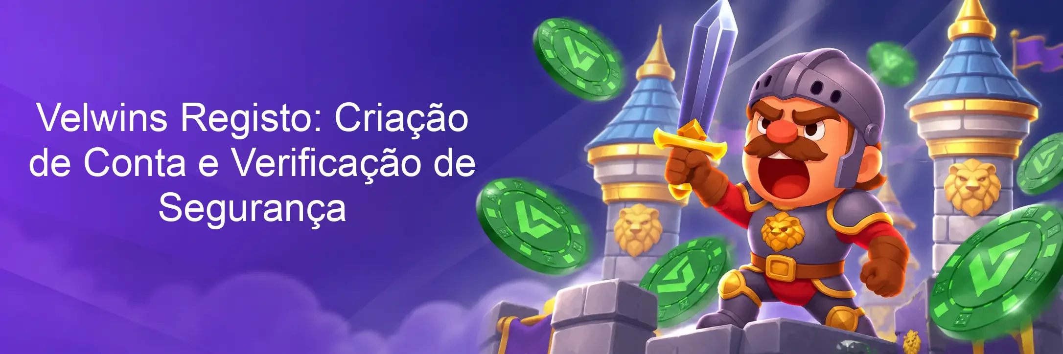 Velwins Registo: Criação de Conta e Verificação de Segurança