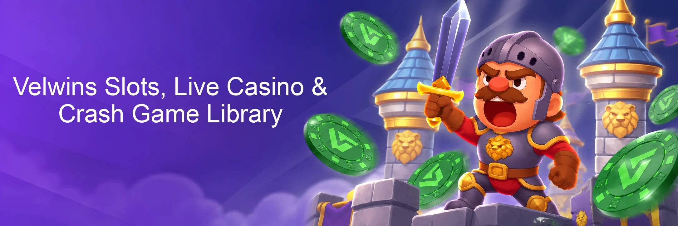 Velwins Slots, Live Casino & Crash Game Library